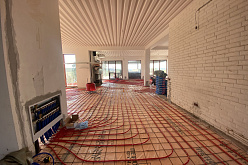 Установка водяного теплого пола со скидкой за объём 20%