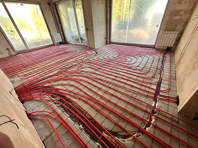 Монтаж инженерных коммуникаций в частном доме 130 м2