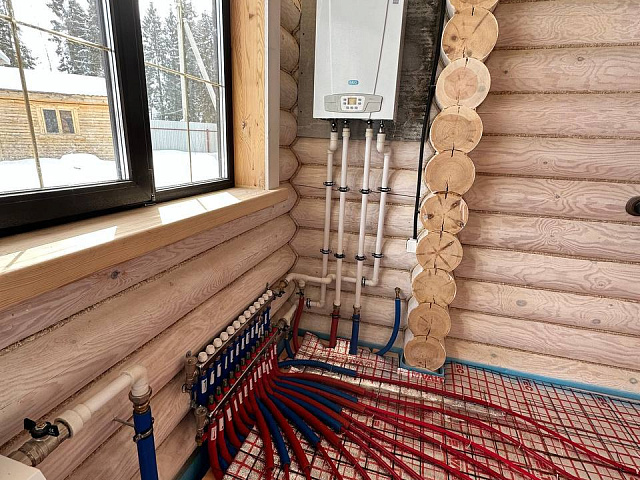 Монтаж теплых полов в деревянном доме